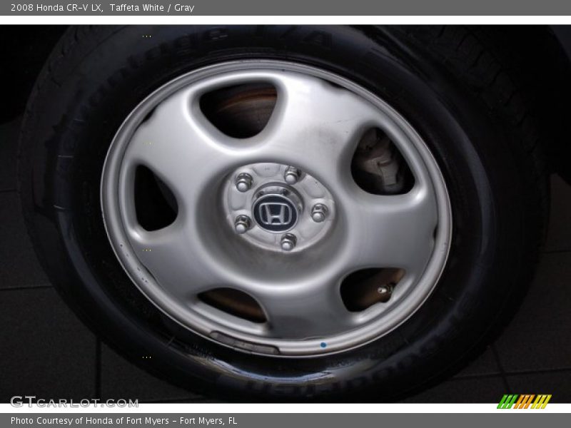 Taffeta White / Gray 2008 Honda CR-V LX