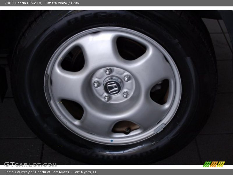 Taffeta White / Gray 2008 Honda CR-V LX