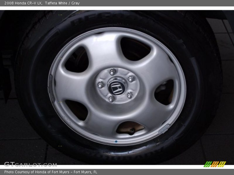 Taffeta White / Gray 2008 Honda CR-V LX