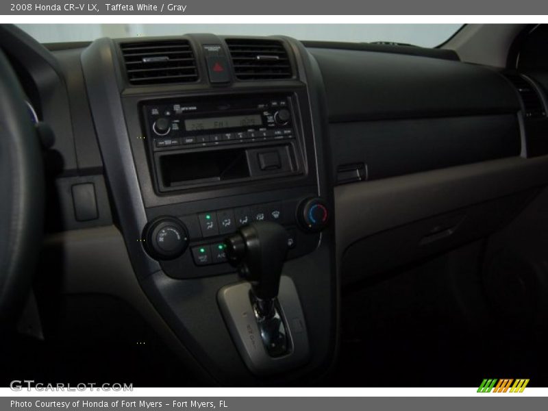 Taffeta White / Gray 2008 Honda CR-V LX