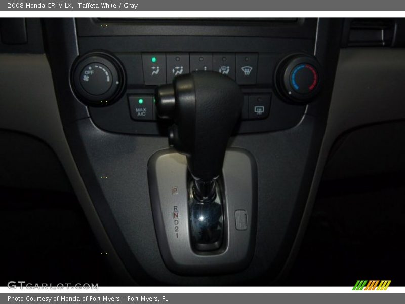 Taffeta White / Gray 2008 Honda CR-V LX