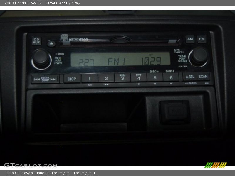 Taffeta White / Gray 2008 Honda CR-V LX