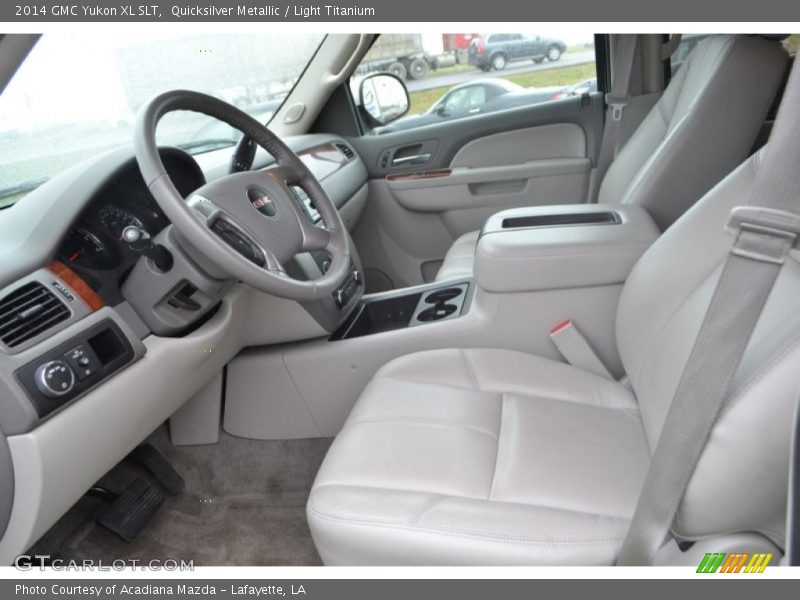  2014 Yukon XL SLT Light Titanium Interior