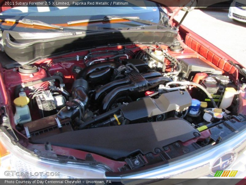 Paprika Red Metallic / Platinum 2011 Subaru Forester 2.5 X Limited