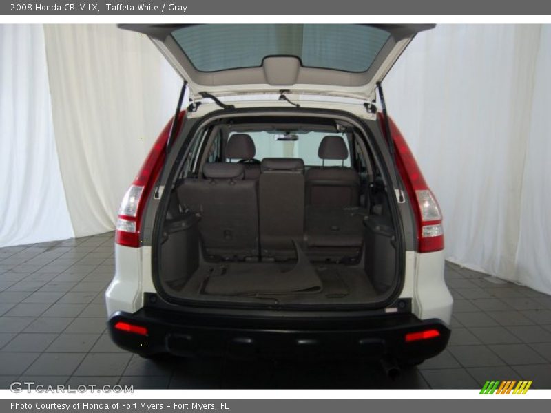 Taffeta White / Gray 2008 Honda CR-V LX