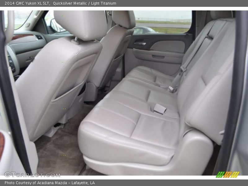 Rear Seat of 2014 Yukon XL SLT