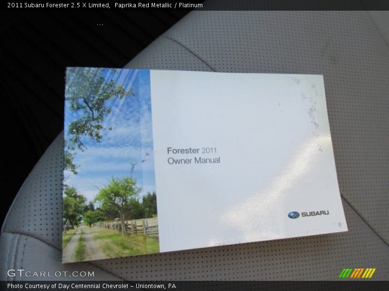 Paprika Red Metallic / Platinum 2011 Subaru Forester 2.5 X Limited