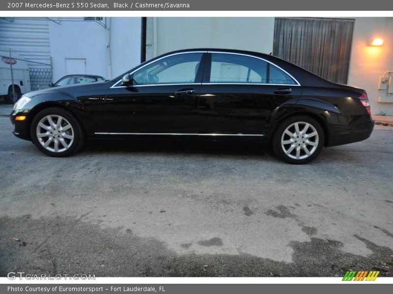 Black / Cashmere/Savanna 2007 Mercedes-Benz S 550 Sedan