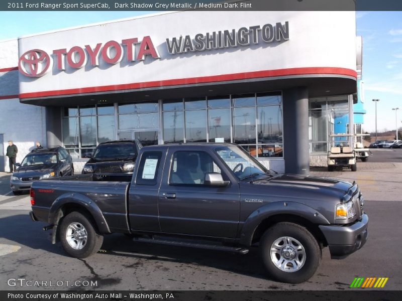 Dark Shadow Grey Metallic / Medium Dark Flint 2011 Ford Ranger Sport SuperCab