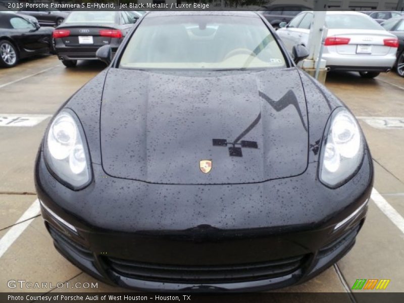 Jet Black Metallic / Luxor Beige 2015 Porsche Panamera S E-Hybrid