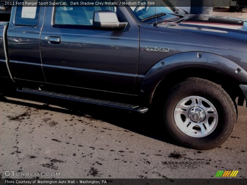 Dark Shadow Grey Metallic / Medium Dark Flint 2011 Ford Ranger Sport SuperCab
