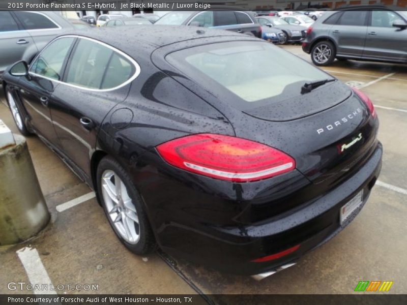 Jet Black Metallic / Luxor Beige 2015 Porsche Panamera S E-Hybrid