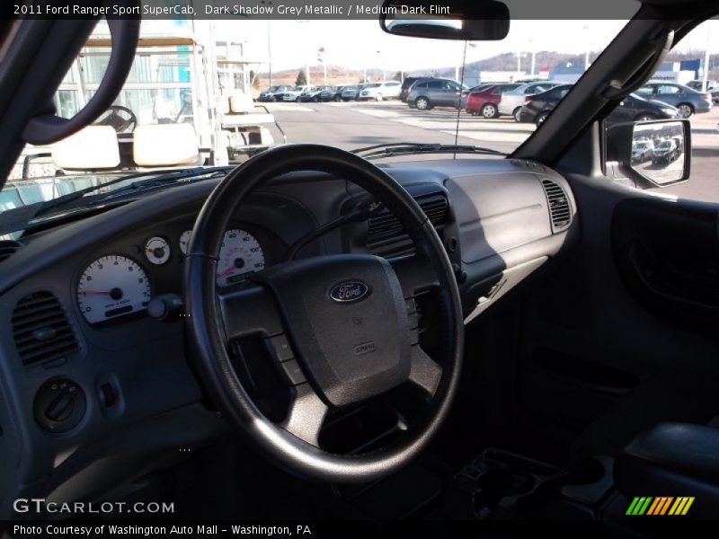 Dark Shadow Grey Metallic / Medium Dark Flint 2011 Ford Ranger Sport SuperCab