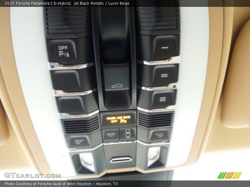 Jet Black Metallic / Luxor Beige 2015 Porsche Panamera S E-Hybrid