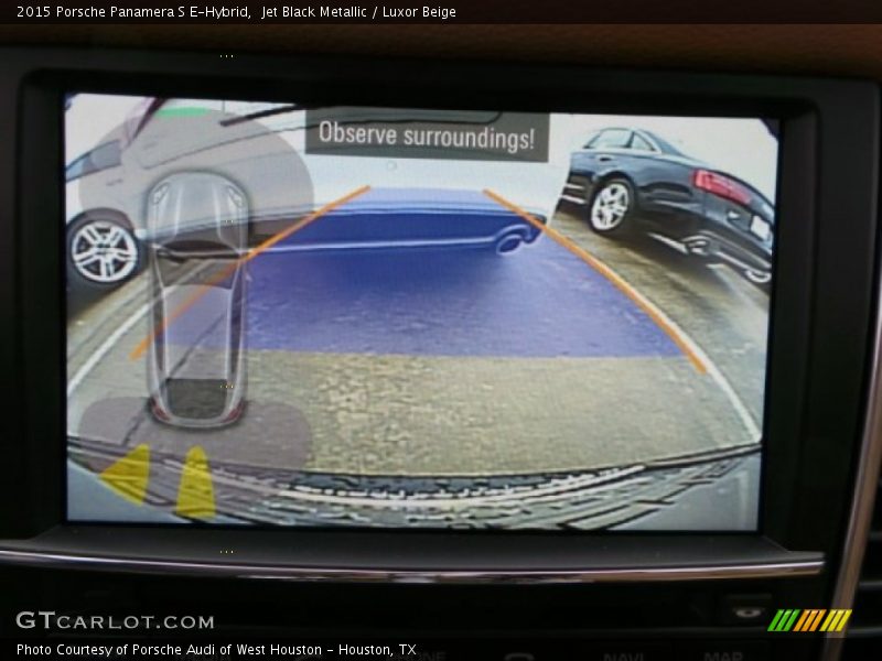 Jet Black Metallic / Luxor Beige 2015 Porsche Panamera S E-Hybrid