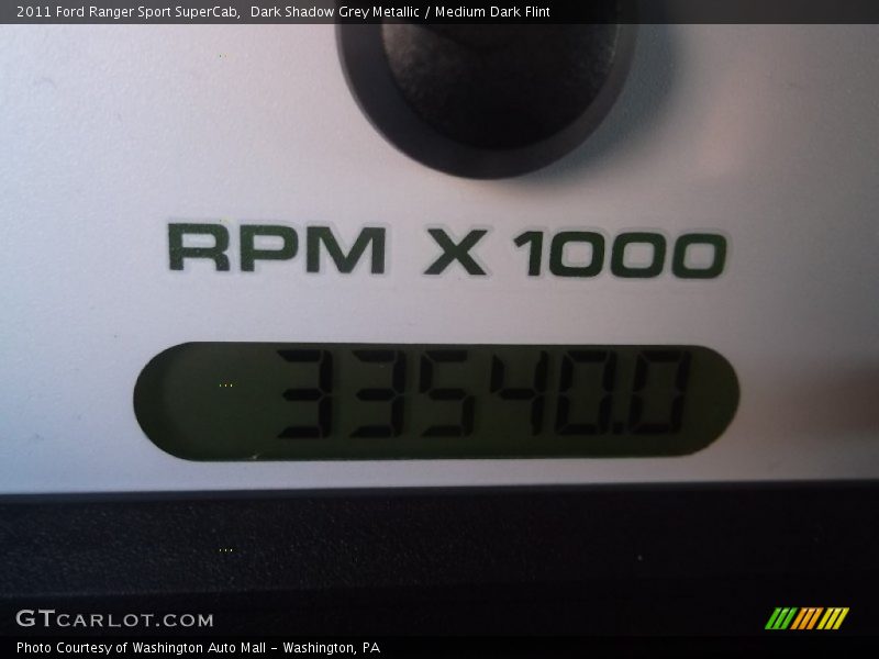 Dark Shadow Grey Metallic / Medium Dark Flint 2011 Ford Ranger Sport SuperCab