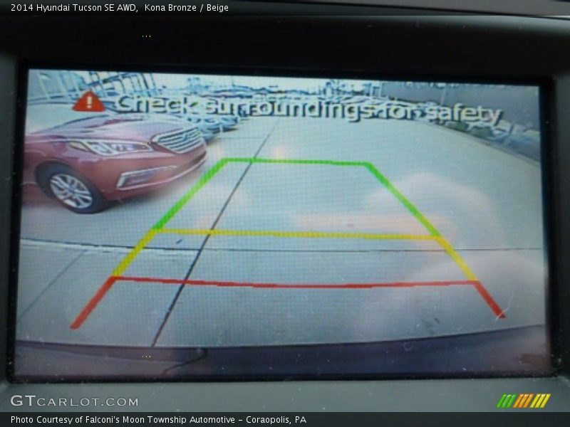 Kona Bronze / Beige 2014 Hyundai Tucson SE AWD