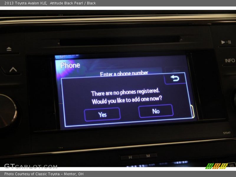 Attitude Black Pearl / Black 2013 Toyota Avalon XLE