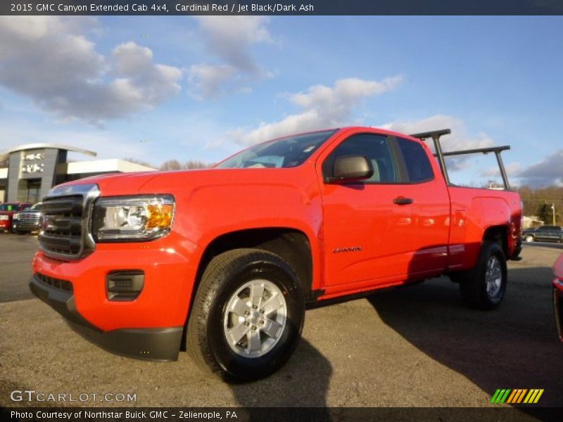 Cardinal Red / Jet Black/Dark Ash 2015 GMC Canyon Extended Cab 4x4
