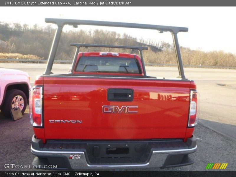 Cardinal Red / Jet Black/Dark Ash 2015 GMC Canyon Extended Cab 4x4