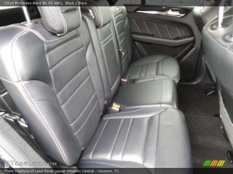 Rear Seat of 2014 ML 63 AMG