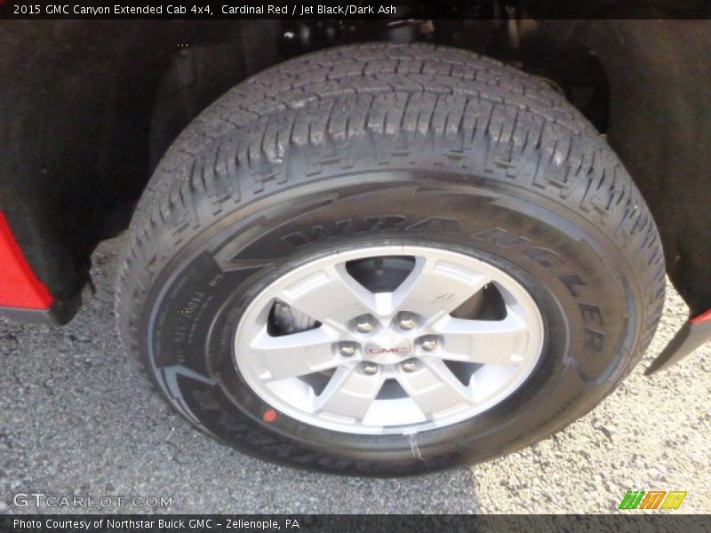 Cardinal Red / Jet Black/Dark Ash 2015 GMC Canyon Extended Cab 4x4