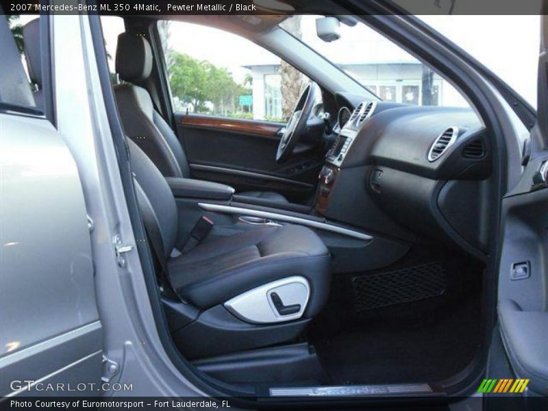 Pewter Metallic / Black 2007 Mercedes-Benz ML 350 4Matic