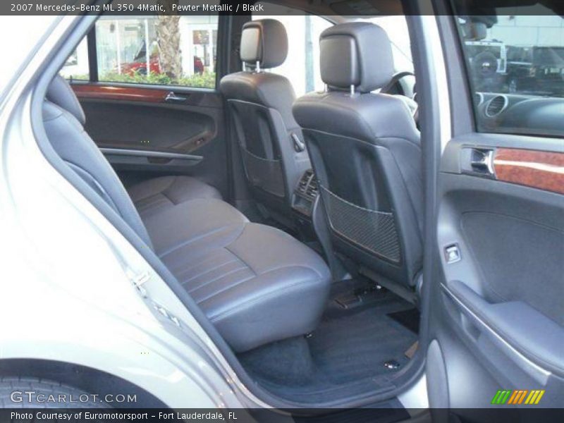 Pewter Metallic / Black 2007 Mercedes-Benz ML 350 4Matic