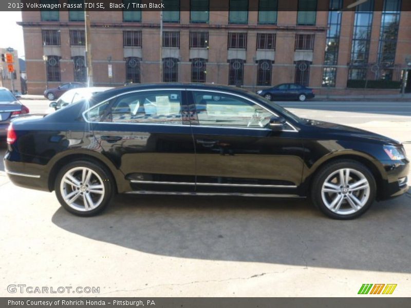 Black / Titan Black 2013 Volkswagen Passat TDI SE