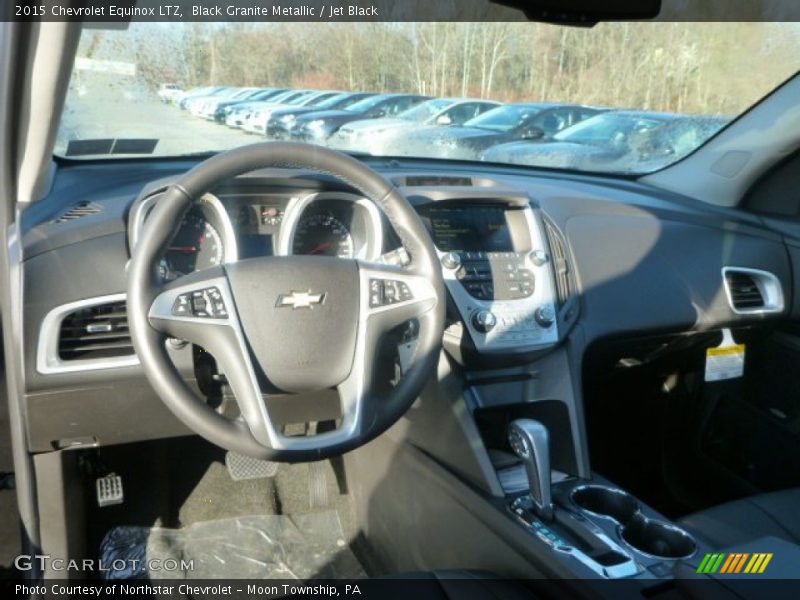 Black Granite Metallic / Jet Black 2015 Chevrolet Equinox LTZ