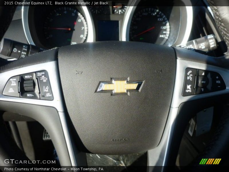 Black Granite Metallic / Jet Black 2015 Chevrolet Equinox LTZ