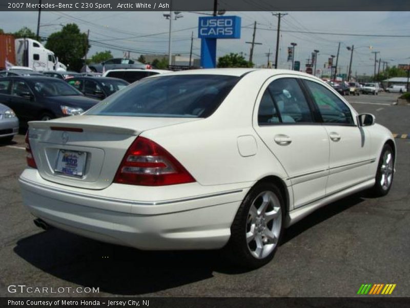 Arctic White / Ash 2007 Mercedes-Benz C 230 Sport