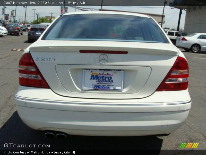 Arctic White / Ash 2007 Mercedes-Benz C 230 Sport