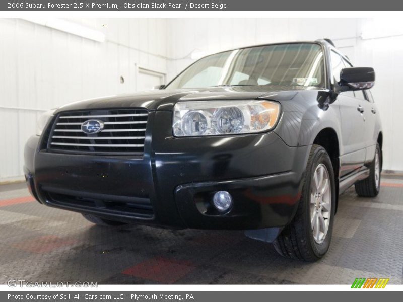 Obsidian Black Pearl / Desert Beige 2006 Subaru Forester 2.5 X Premium