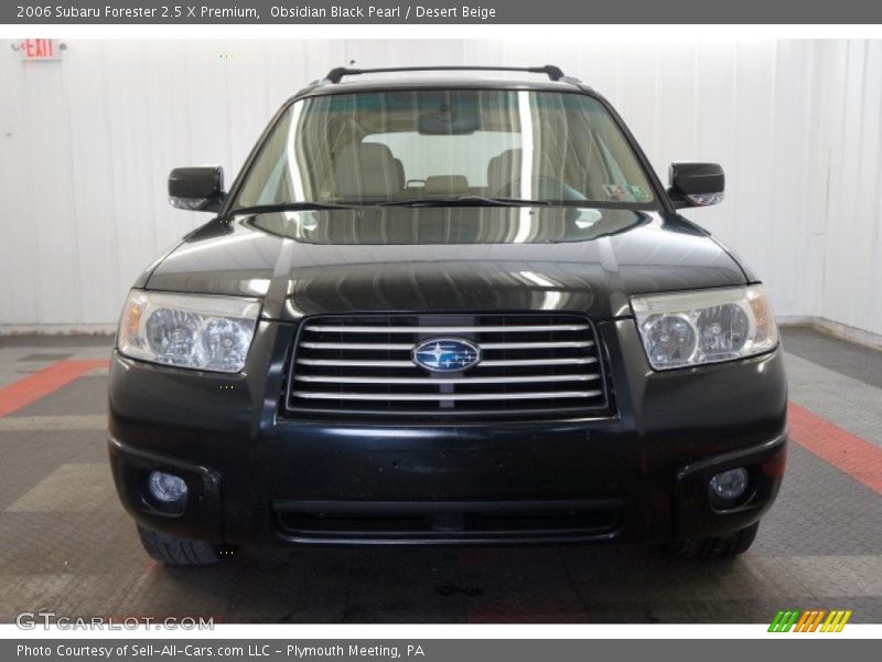 Obsidian Black Pearl / Desert Beige 2006 Subaru Forester 2.5 X Premium