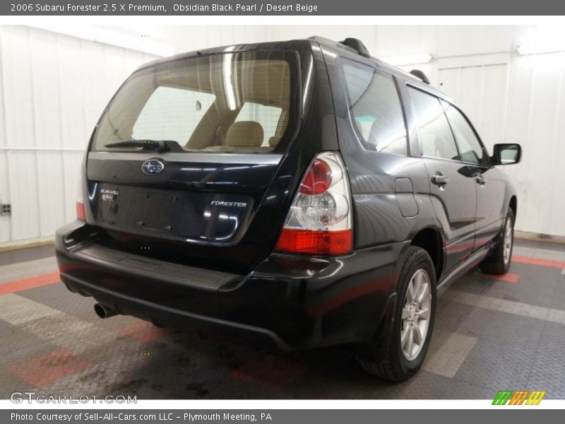 Obsidian Black Pearl / Desert Beige 2006 Subaru Forester 2.5 X Premium