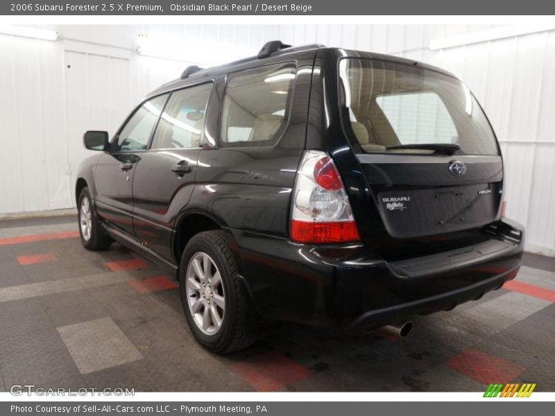 Obsidian Black Pearl / Desert Beige 2006 Subaru Forester 2.5 X Premium