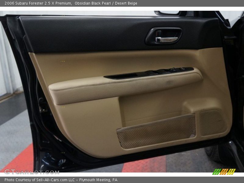 Obsidian Black Pearl / Desert Beige 2006 Subaru Forester 2.5 X Premium