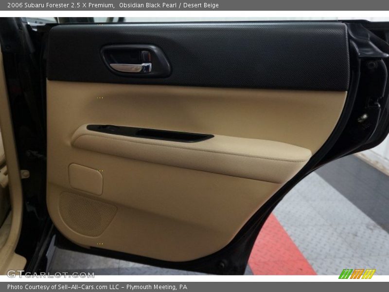 Obsidian Black Pearl / Desert Beige 2006 Subaru Forester 2.5 X Premium