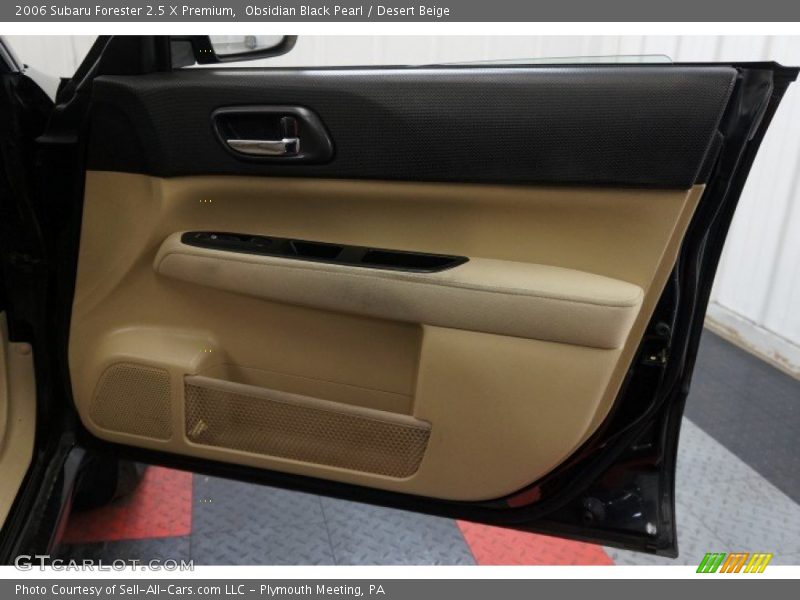 Obsidian Black Pearl / Desert Beige 2006 Subaru Forester 2.5 X Premium