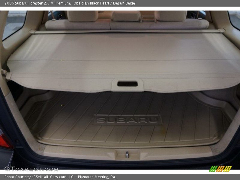 Obsidian Black Pearl / Desert Beige 2006 Subaru Forester 2.5 X Premium