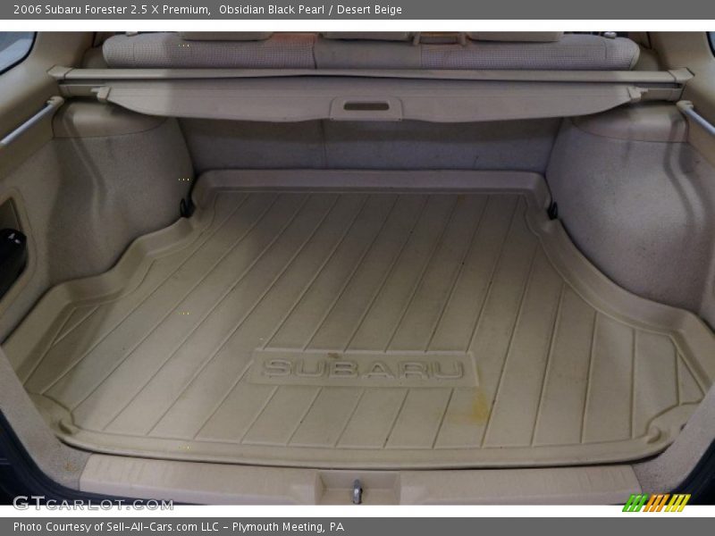 Obsidian Black Pearl / Desert Beige 2006 Subaru Forester 2.5 X Premium