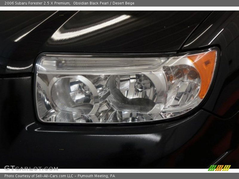 Obsidian Black Pearl / Desert Beige 2006 Subaru Forester 2.5 X Premium