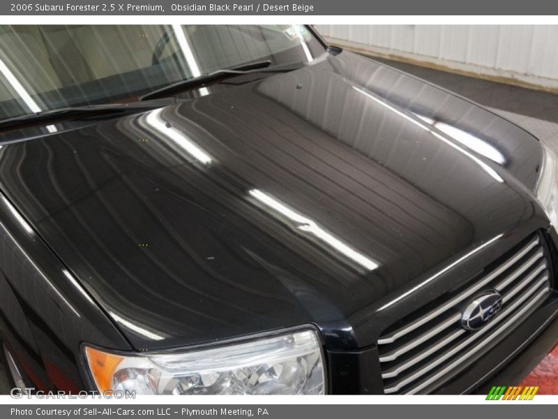 Obsidian Black Pearl / Desert Beige 2006 Subaru Forester 2.5 X Premium