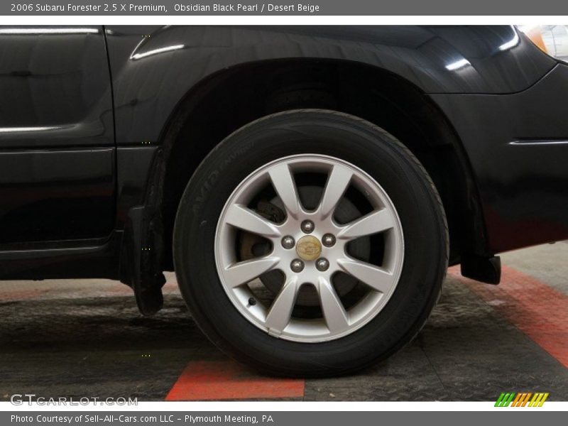 Obsidian Black Pearl / Desert Beige 2006 Subaru Forester 2.5 X Premium