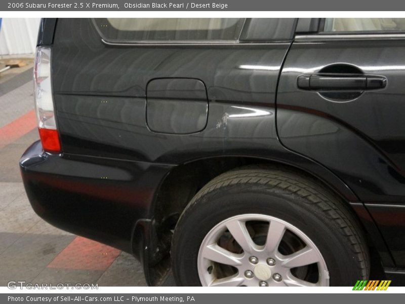 Obsidian Black Pearl / Desert Beige 2006 Subaru Forester 2.5 X Premium