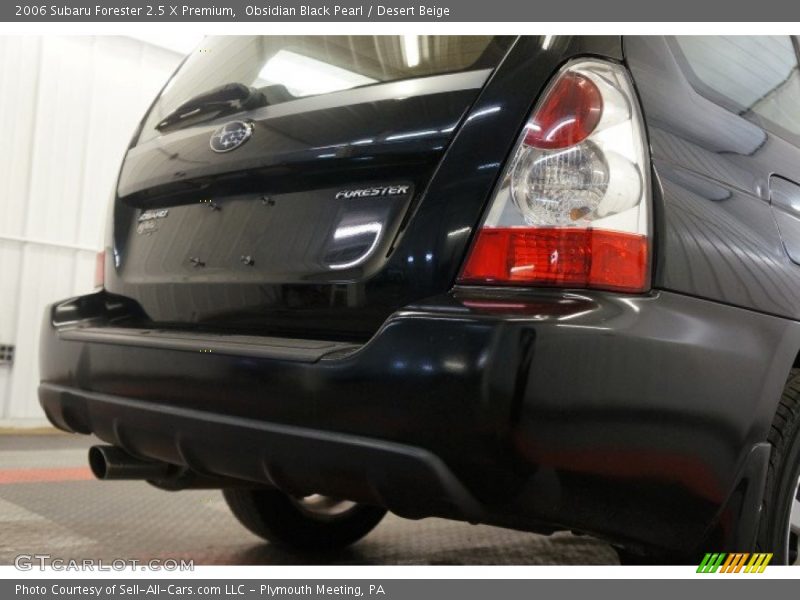 Obsidian Black Pearl / Desert Beige 2006 Subaru Forester 2.5 X Premium