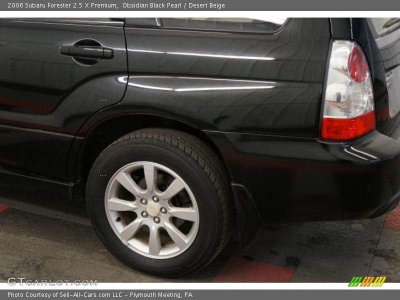 Obsidian Black Pearl / Desert Beige 2006 Subaru Forester 2.5 X Premium