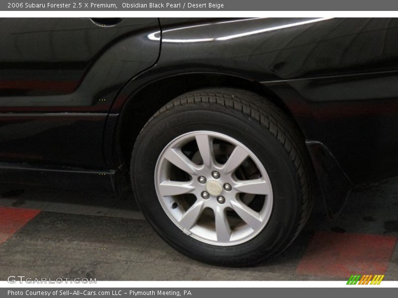 Obsidian Black Pearl / Desert Beige 2006 Subaru Forester 2.5 X Premium