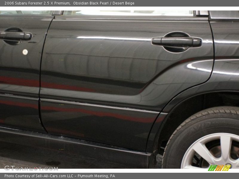 Obsidian Black Pearl / Desert Beige 2006 Subaru Forester 2.5 X Premium